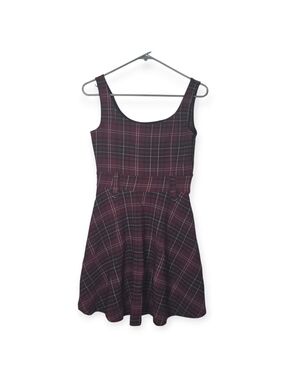Women's‎ Killstar Crash Skater Blood Tartan dress, size medium